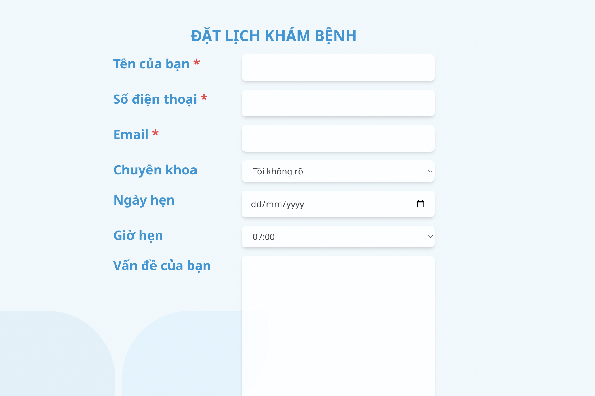 Thiết kế website đặt lịch khám bệnh chuyên nghiệp cho phòng khám 1 đặt lịch khám online giúp tối ưu vận hành và quản lý phòng khám